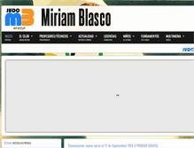 Tablet Screenshot of clubjudomiriamblasco.org